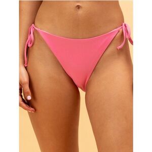 NWT Tilly’s Full Tilt Reversible Pink Tie Side Cheeky Bikini Bottoms